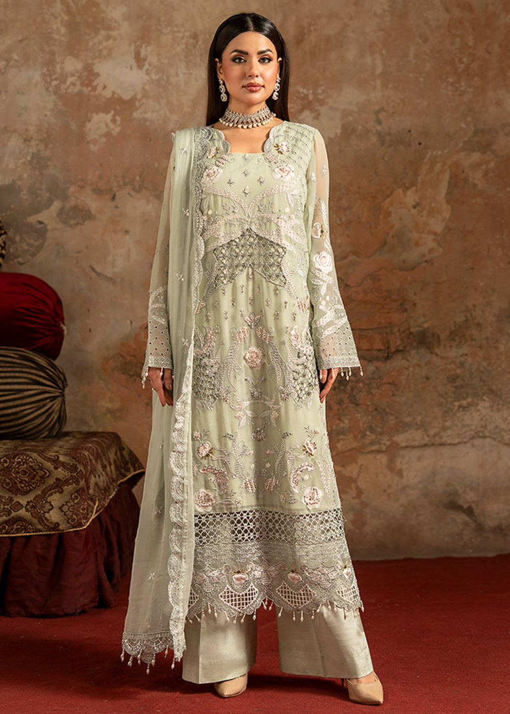 Buy Now Zarqon Luxury Formals '25 by Zebtan | ZQ-02 Online in USA, UK, Canada, France, Greece, Germany, Ireland, Italy, UAE & Worldwide at Empress Clothing.