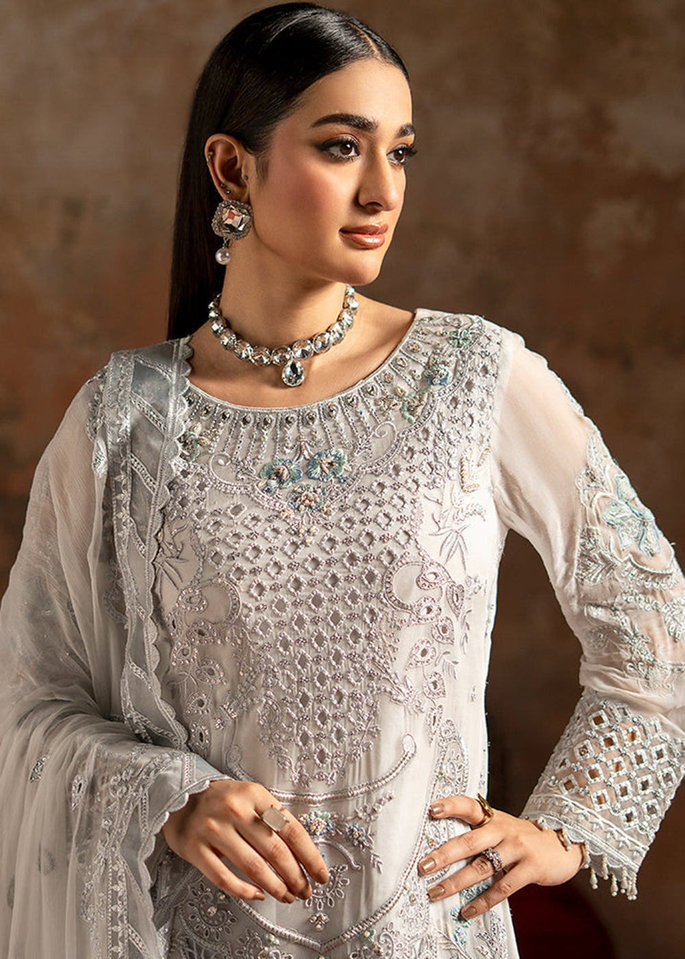 Buy Now Zarqon Luxury Formals '25 by Zebtan | ZQ-04 Online in USA, UK, Canada, France, Greece, Germany, Ireland, Italy, UAE & Worldwide at Empress Clothing.