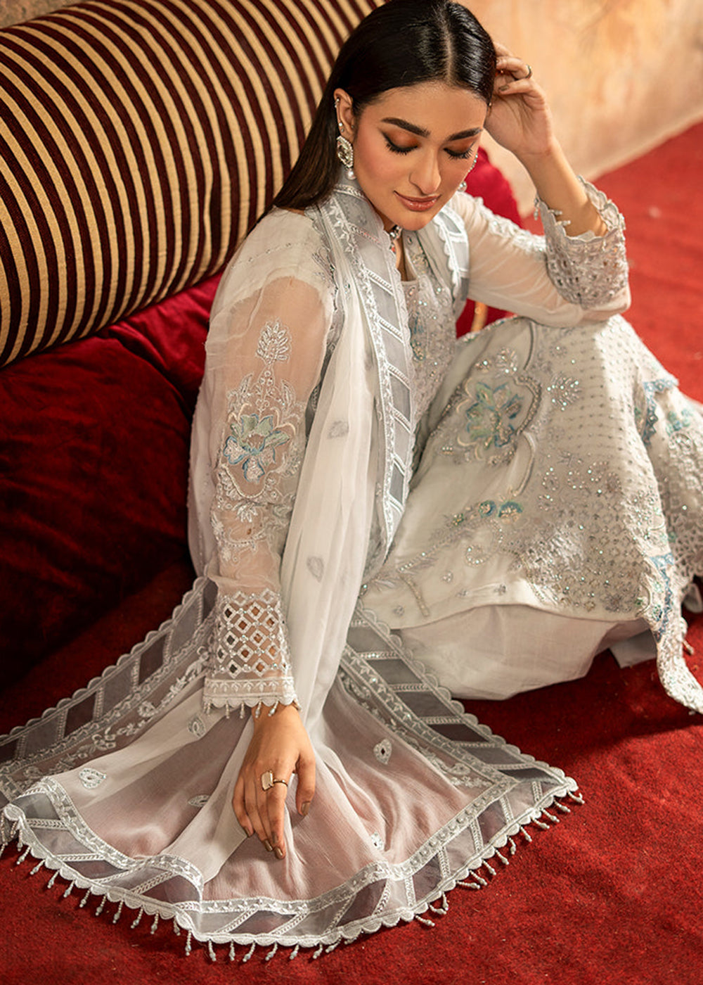 Buy Now Zarqon Luxury Formals '25 by Zebtan | ZQ-04 Online in USA, UK, Canada, France, Greece, Germany, Ireland, Italy, UAE & Worldwide at Empress Clothing.