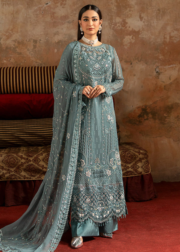 Buy Now Zarqon Luxury Formals '25 by Zebtan | ZQ-07 Online in USA, UK, Canada, France, Greece, Germany, Ireland, Italy, UAE & Worldwide at Empress Clothing.