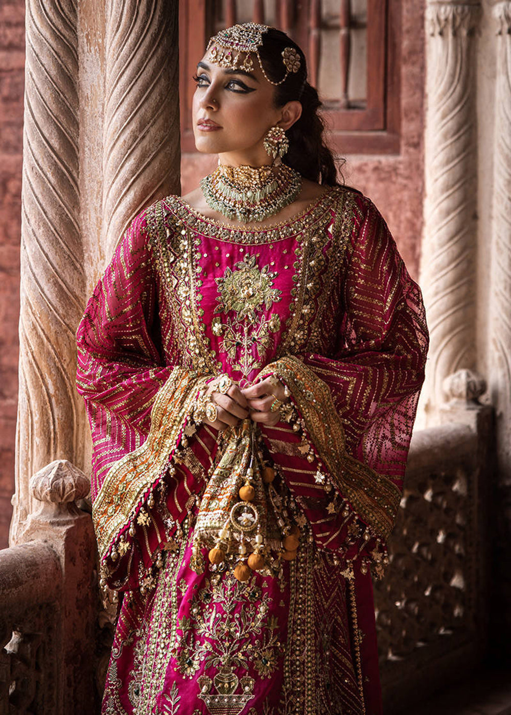 Pakistani wedding hot sale dress sharara