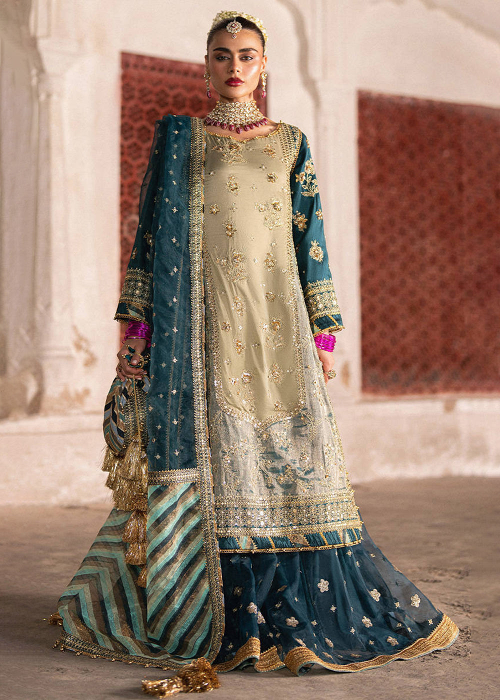 Buy Now Zarlish Wedding Formals '25 by MNR | LEHAR Online in US, UK, Canada, France, Italy, Germany, Sweden, Greece, UAE, Netherlands & Worldwide at Empress.