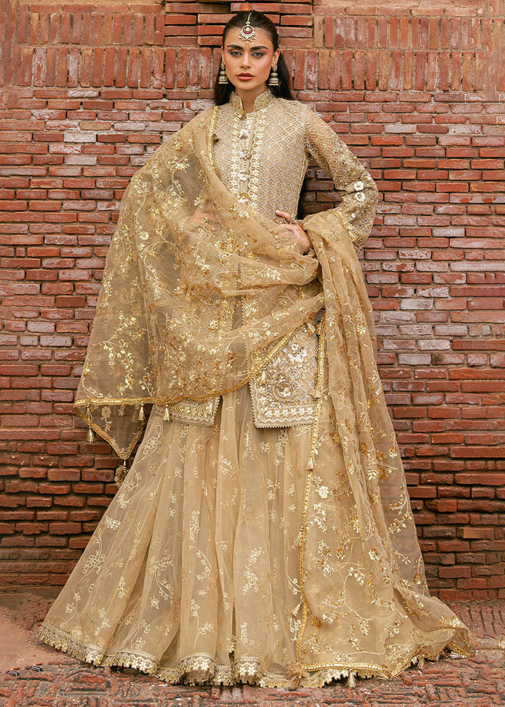 Buy Now Zarlish Wedding Formals '25 by MNR | ROSHNI Online in US, UK, Canada, France, Italy, Germany, Sweden, Greece, UAE, Netherlands & Worldwide at Empress.