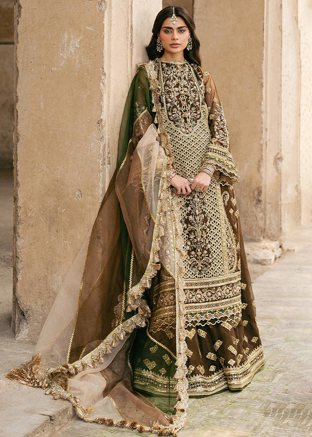 Buy Now Zarlish Wedding Formals '25 by MNR | TABEER Online in US, UK, Canada, France, Italy, Germany, Sweden, Greece, UAE, Netherlands & Worldwide at Empress.