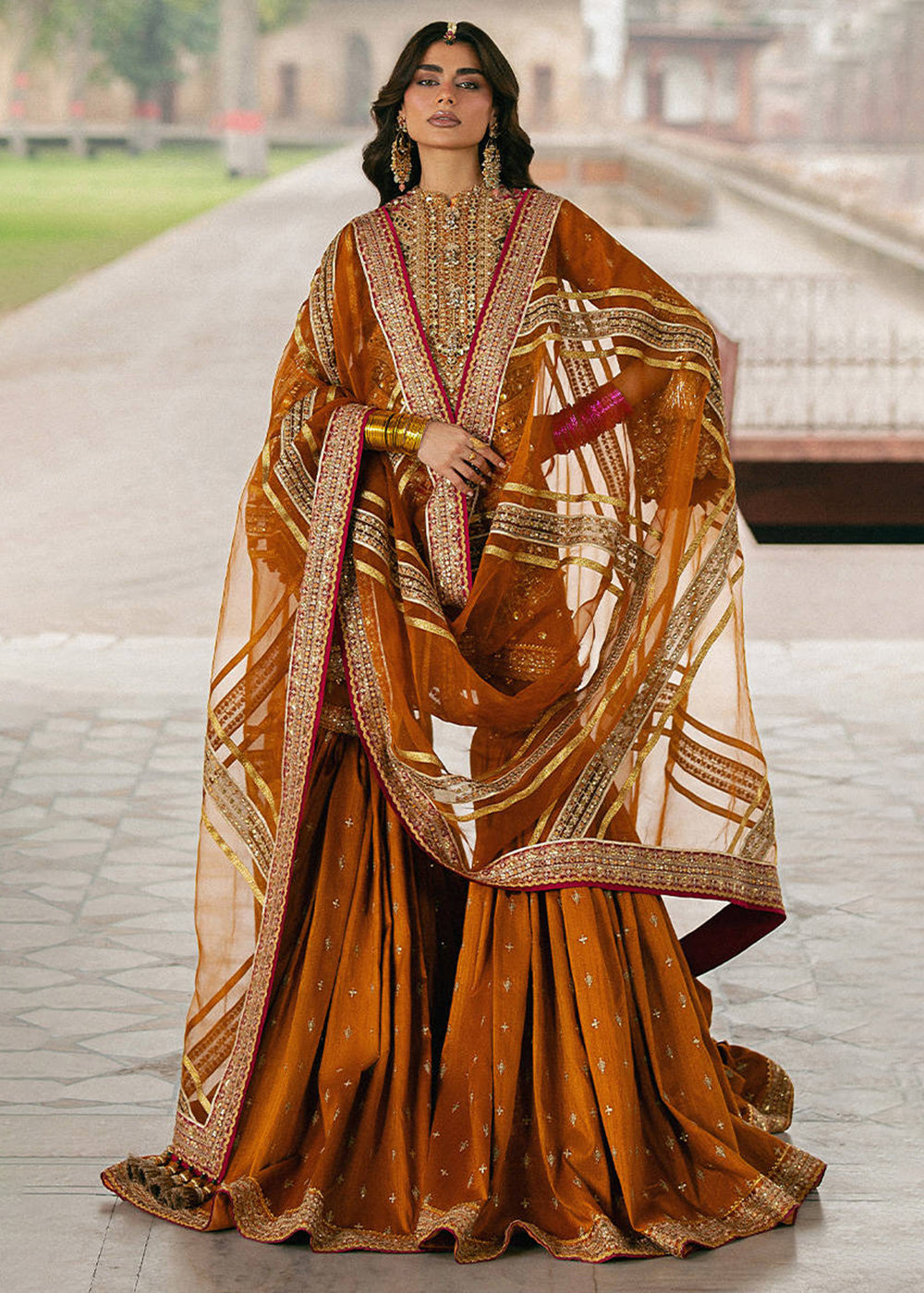 Buy Now Zarlish Wedding Formals '25 by MNR | RANJISH Online in US, UK, Canada, France, Italy, Germany, Sweden, Greece, UAE, Netherlands & Worldwide at Empress.