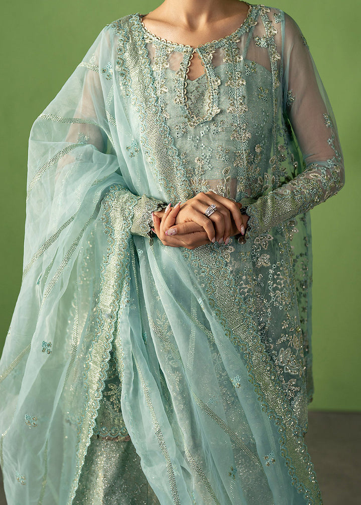 Buy Now Pehli Nazar Festive Formals '25 by Ayzel | Zarbaaf Online in USA, UK, Canada, France, Italy, Germany, Sweden, Greece, Spain, UAE & Worldwide at Empress.