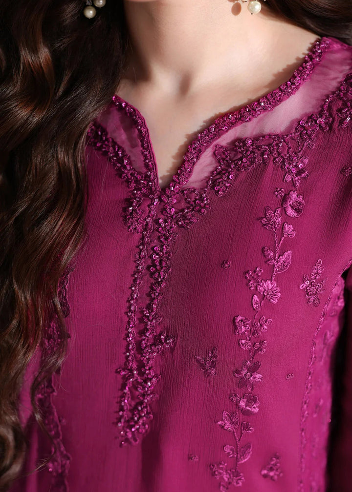 Buy Ensembles Embroidered Festive Chiffon &