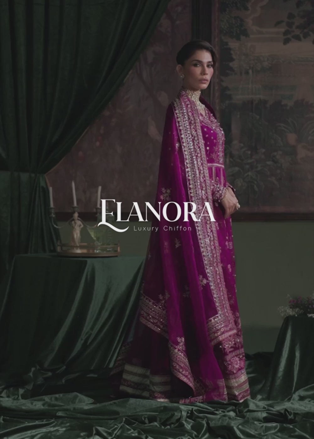 Buy Now Elanora Embroidered Formals' 23 by Nureh | NEL-34 Online at Empress Online in USA, UK, Canada & Worldwide at Empress Clothing. 