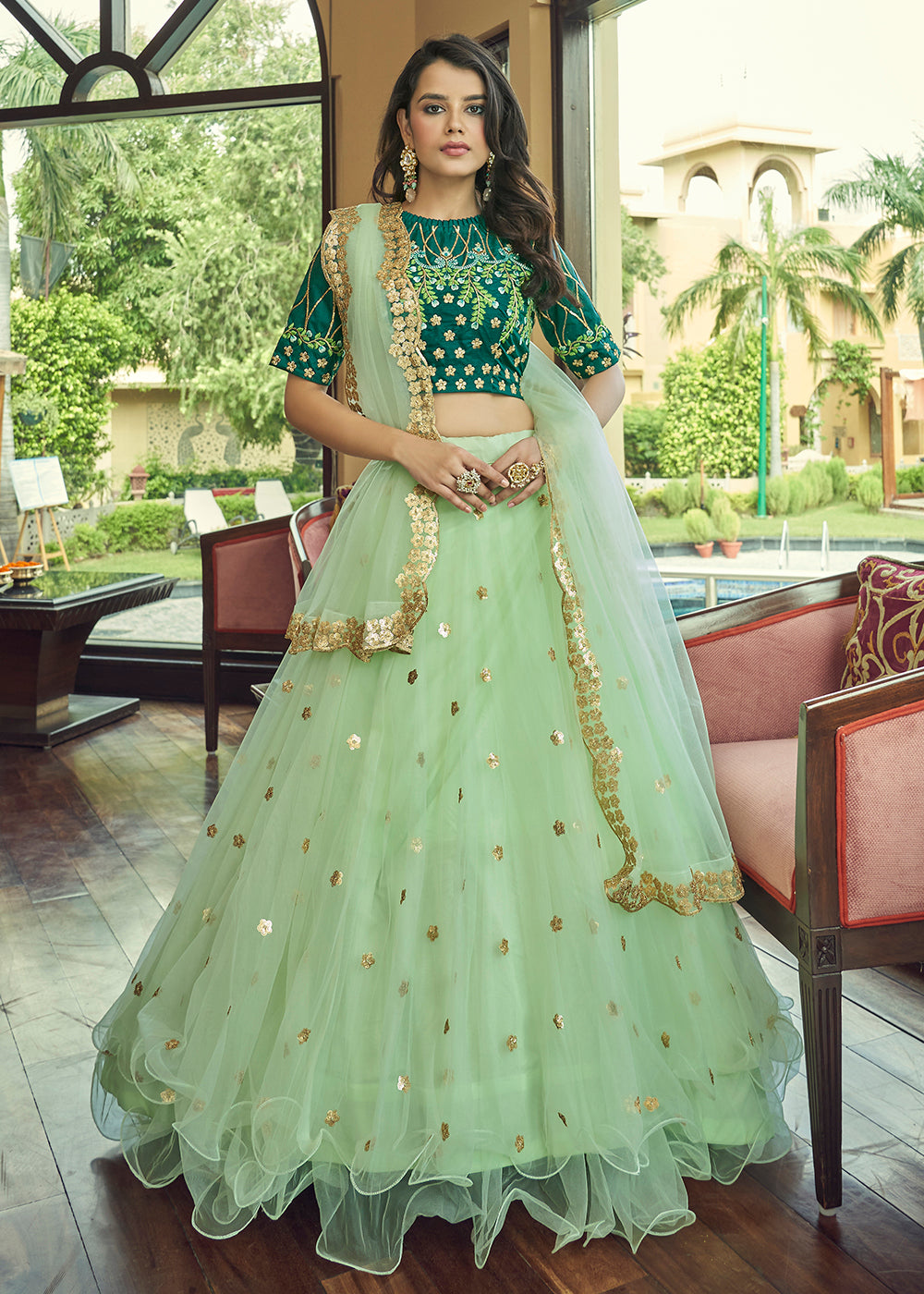 Pista Green Dress Mint Green Lehenga Jewellery Sea Green Lehenga With Jewellery Pista Green Dress Mint Green Lehenga Jewellery Sea Green Lehenga With Jewellery