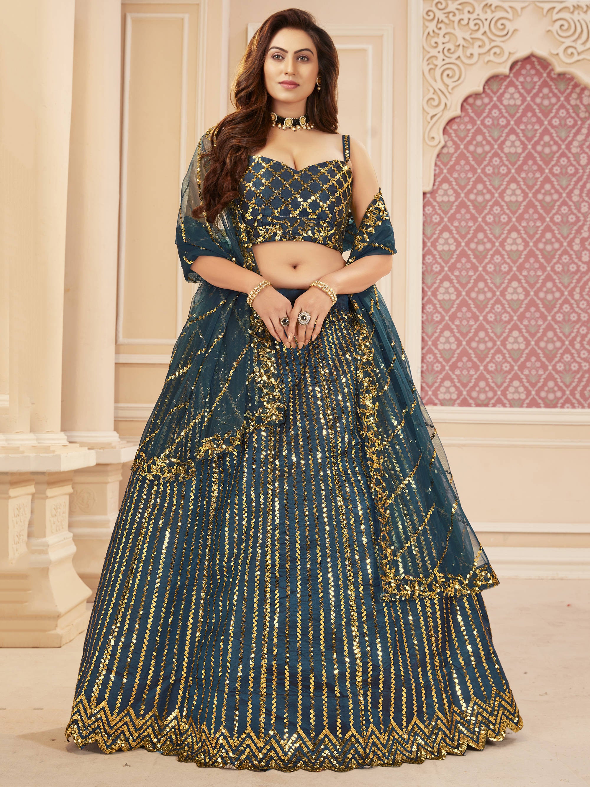 Latest designer lehenga choli on sale 2018