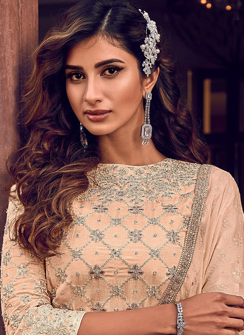Buy Georgette Indian Sharara Suit In Dusty Green Colour Online - LSTV05513  | Andaaz Fashion
