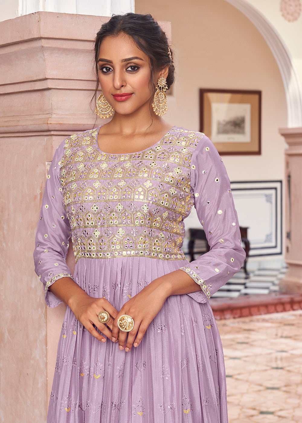 anarkali dress pastel colour Buy Pastel Pink Anarkali Dress 88819 Online