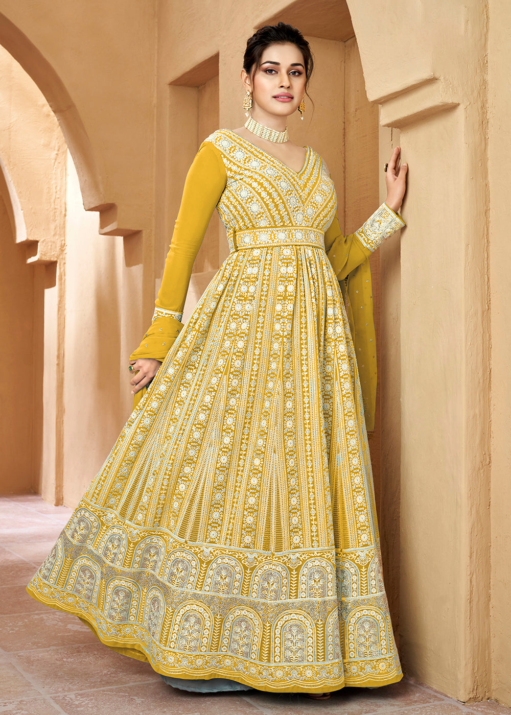 yellow indian dress lehenga choli printed skirt designer brocade skirt Indian lengha choli stitched lehenga lehenga for haldi haldi lehenga L-38 Blouse (Unstitched) Fabric Buy Top Indian Dresses under