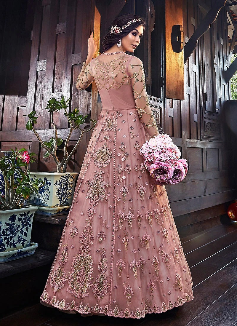 Buy Mauve Purple Anarkali - Designer Jacket Style Anarkali Empress Clothing Buy Mauve Purple Anarkali - Designer Jacket Style Anarkali Empress Clothing